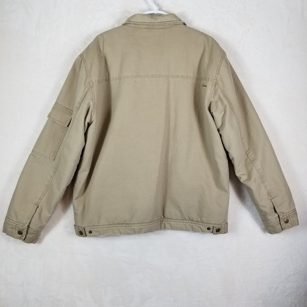 Kirra Jacket Men‎ XL Tan Cotton Canvas Quilted Legendary Pointbreak Utility Coat - Picture 3 of 9